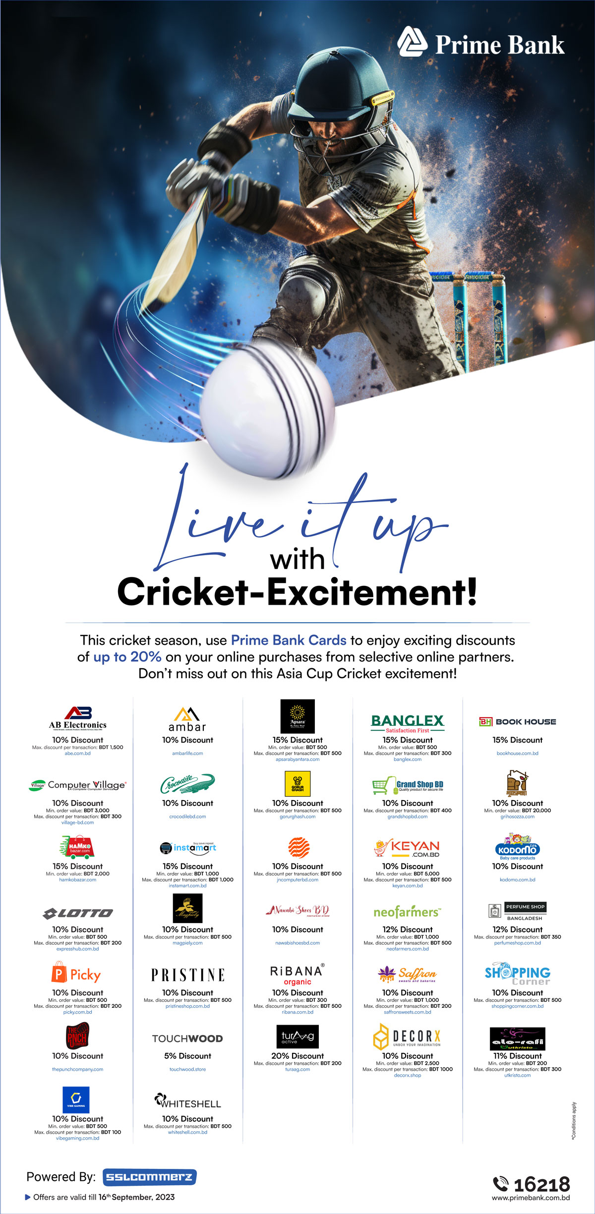 Asia Cup Online Offers