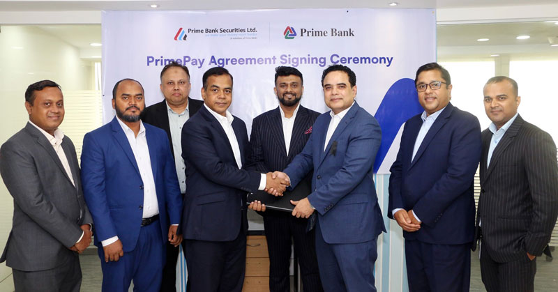 Prime Bank Signs Agreement with Prime Bank Securities Limited to provide digital transactional banking solutions for Capital Market