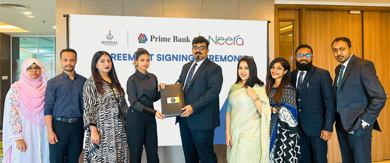 Prime Bank’s Neera signed agreement with Moshal Mental Health