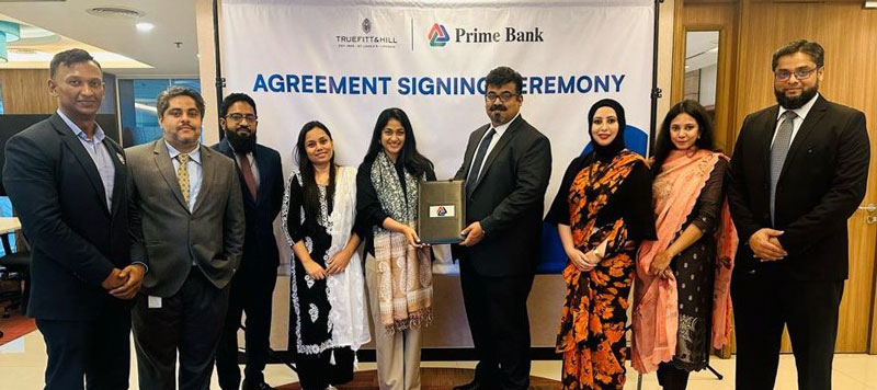Prime Bank PLC. Partners with Truefitt & Hill Bangladesh