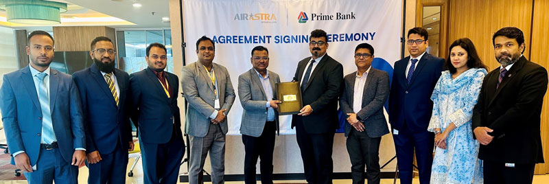 Prime Bank PLC. Partners Up with Air Astra