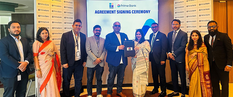 Prime Bank signs Agreement with Shamadhan Services Limited