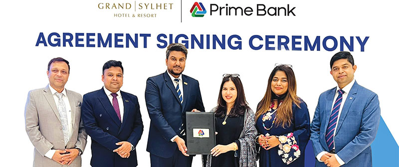 Prime Bank Signs Agreement with Grand Sylhet Hotel & Resort