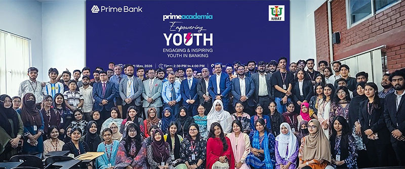 Prime Bank’s ‘Empowering Youth’ Held at IUBAT: A Call for Youth Financial Inclusion and Career Building