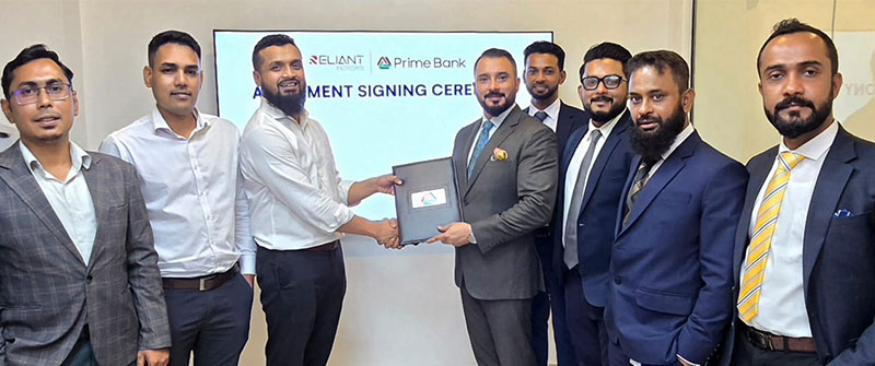 Prime Bank Signs Agreement with Reliant International to Offer Special Discounts on Vehicle
