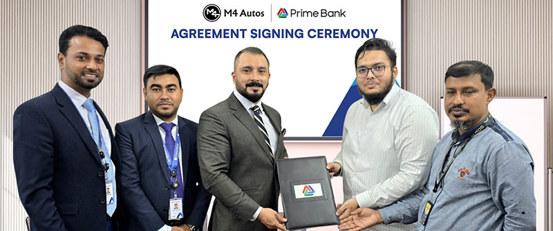Prime Bank Signs Agreement with M4 Autos to Offer Exclusive Benefits to Customers